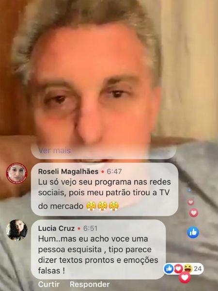 Luciano huck humilha internauta 