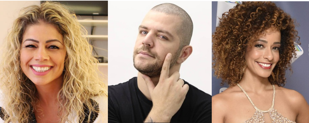 Cátia Paganote, Victor Sarro e Alinne Prado estão na nova temporada do Dancing Brasil (Foto: Montagem/TV Foco)