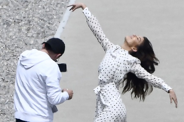 Leonardo di Caprio e a namorada, Camila Morrone (Foto: Grosby Group)