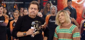 Faustão e Di Ferrero no Show dos Famosos (Foto: TV Globo)