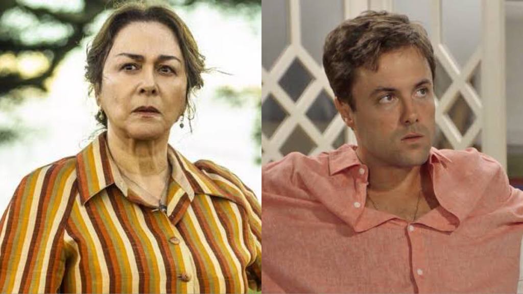 Evelina de A Dona do Pedaço e Candé da novela Verão 90 (Foto: Montagem/TV Foco)