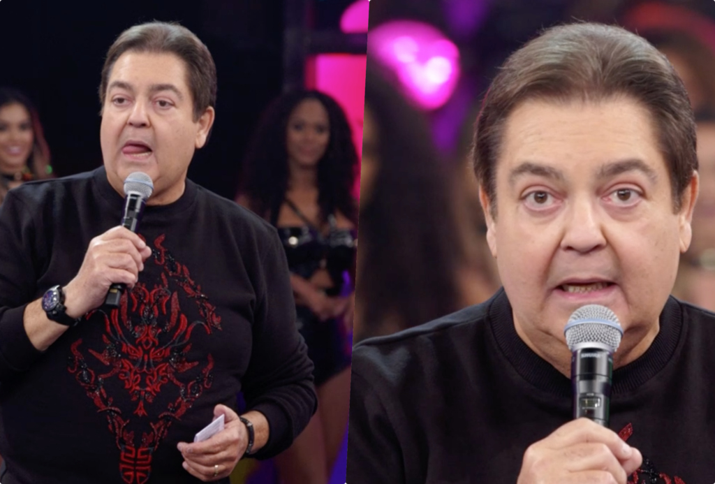 Faustão quebrou protocolo e revelou podres do Arquivo Confidencial ao vivo na Globo (Foto reprodução)