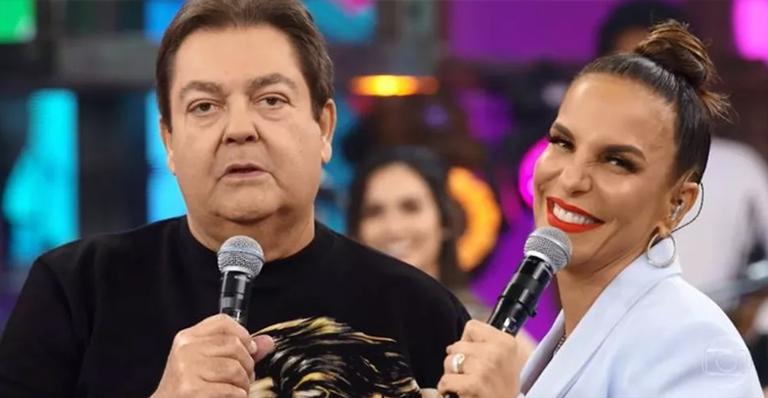  Faustão e Ivete Sangalo Foto:Reprodução / Globo