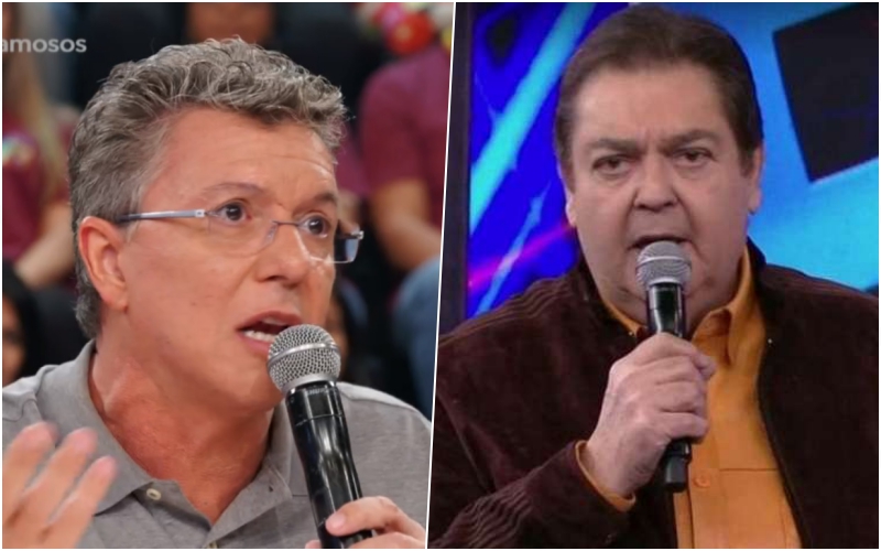 Boninho e Faustão travaram mais um empate no Domingão do Faustão (Foto: Divulgação/ Globo)