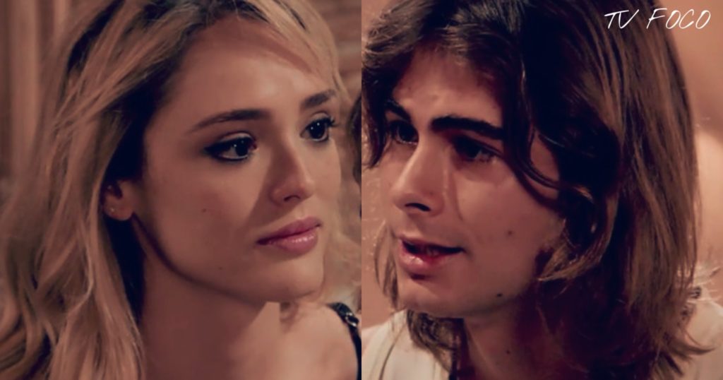 João (Rafael Vitti) baixa a guarda e abre o coração para Manuzita (Isabelle Drummond) em Verão 90