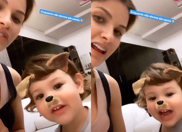 Andressa Suíta e o filho, Gabriel (Foto: Reprodução/Instagram)