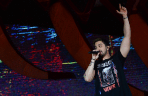 Luan Santana deu o que falar na gravação de seu novo DVD (Foto: Reprodução)