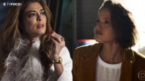 Maria da Paz (Juliana Paes) e Josiane (Agatha Moreira) em A Dona do Pedaço (Foto: Reprodução/Globo/Montagem/TV Foco)