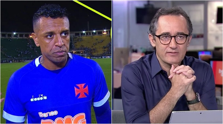 Apresentador Marcelo Barreto comentou caso envolvendo o goleiro Sidão. (Foto: Montagem/Reprodução)