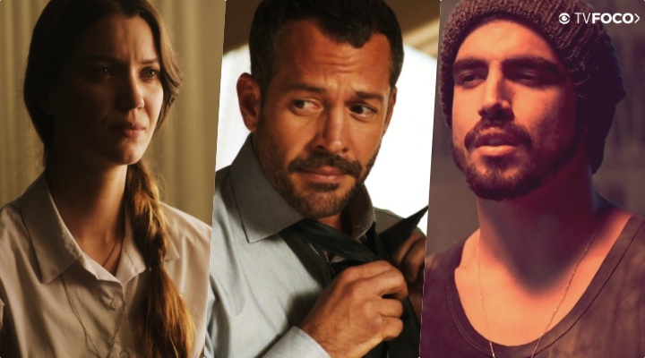 Fabiana (Nathalia Dill) se aproximará de Agno (Malvino Salvador) e Rock (Caio Castro) por interesse na Globo em A Dona do Pedaço