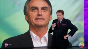 Silvio Santos já telefonou para o então presidente eleito Jair Bolsonaro ao vivo no SBT (Foto: Reprodução)