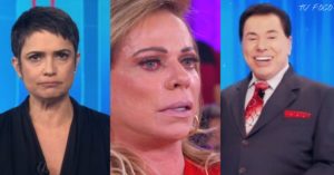 Momentos icônicos da TV brasileira por Silvio Santos, Sandra Annenberg e Christina Rocha (Foto: Montagem/TV Foco)