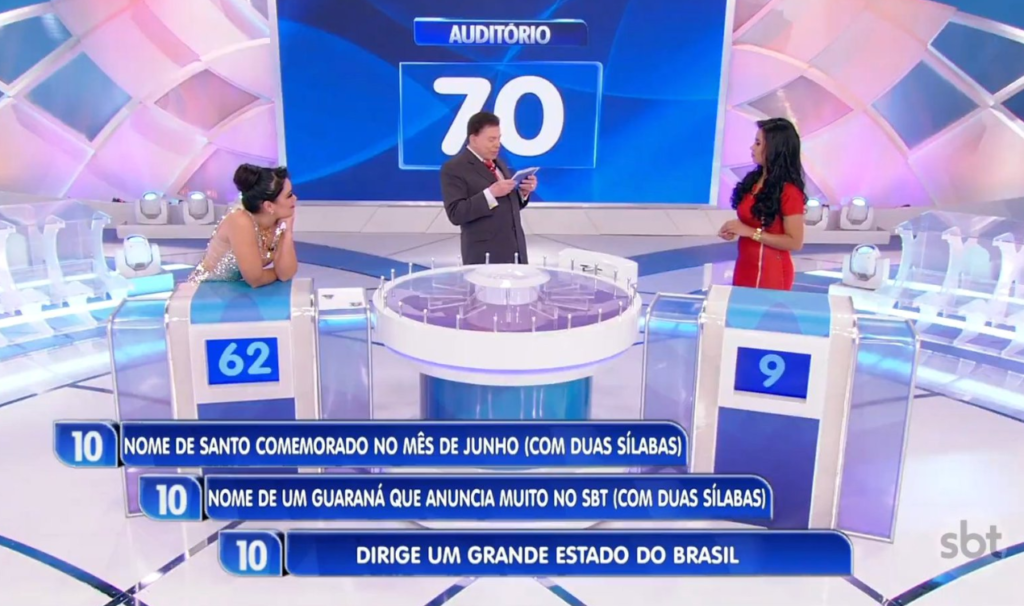  Programa Silvio Santos recebeu mais uma vez cantora Stefhany Absoluta (Foto: Reprodução)