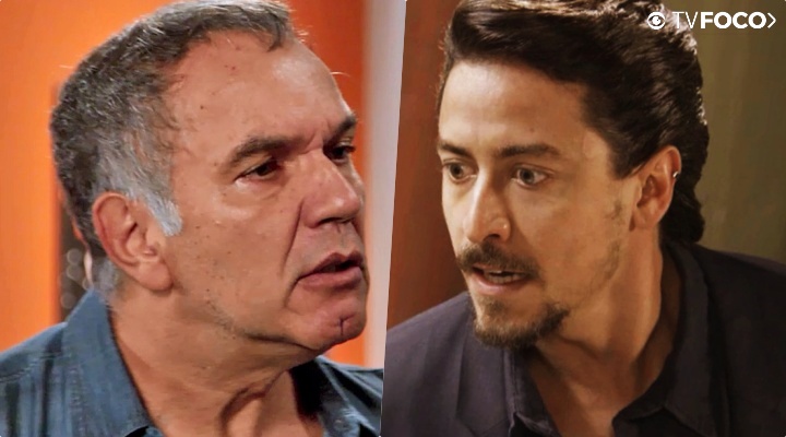 Herculano (Humberto Martins) e Jerônimo (Jesuíta Barbosa) bateram de frente na trama das sete Verão 90