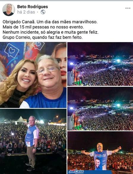 Joelma se apresentou em cidade mas foi duramente criticada 