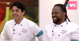 Bruno de Luca e Xande de Pilares disputaram a preferência do público no Super Chef Celebridades, da Globo. (Foto: Reprodução)