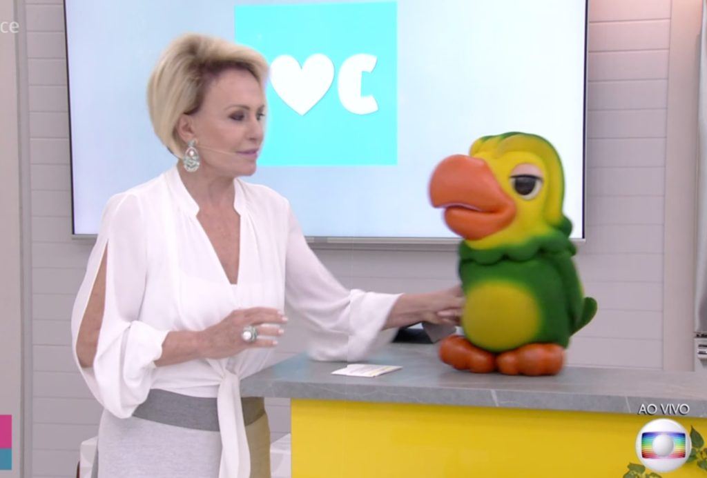 Ana Maria Braga ficou brava com uma atitude Louro José durante o Mais Você na Globo