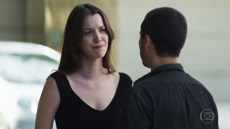 Fabiana (Nathalia Dill) e Camilo (Lee Taylor) em A Dona do Pedaço (Foto: Reprodução/Globo)