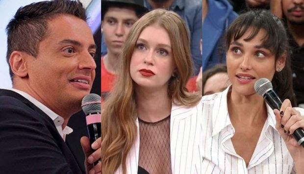 Leo Dias, Marina Ruy Barbosa e Débora Nascimento em mais uma polêmica no mundos dos famosos (Foto: Montagem(