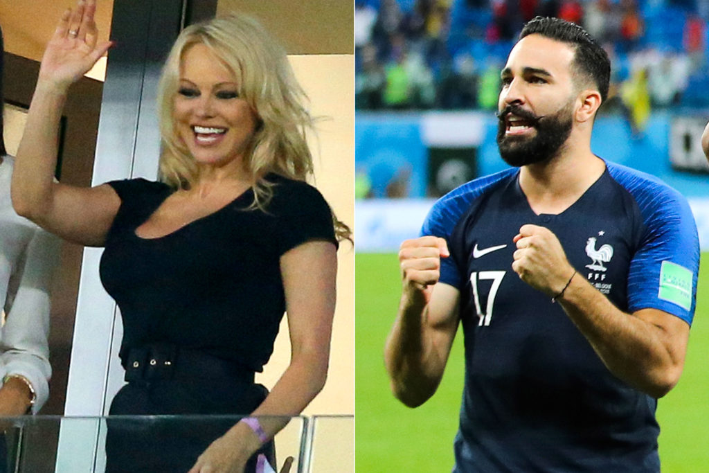 Pamela Anderson termina namoro com Adil Rami (Foto: Reprodução)