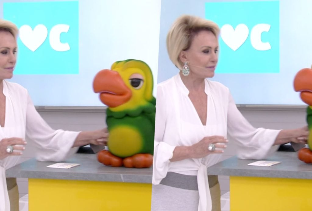 Ana Maria Braga ficou brava com uma atitude Louro José durante o Mais Você na Globo