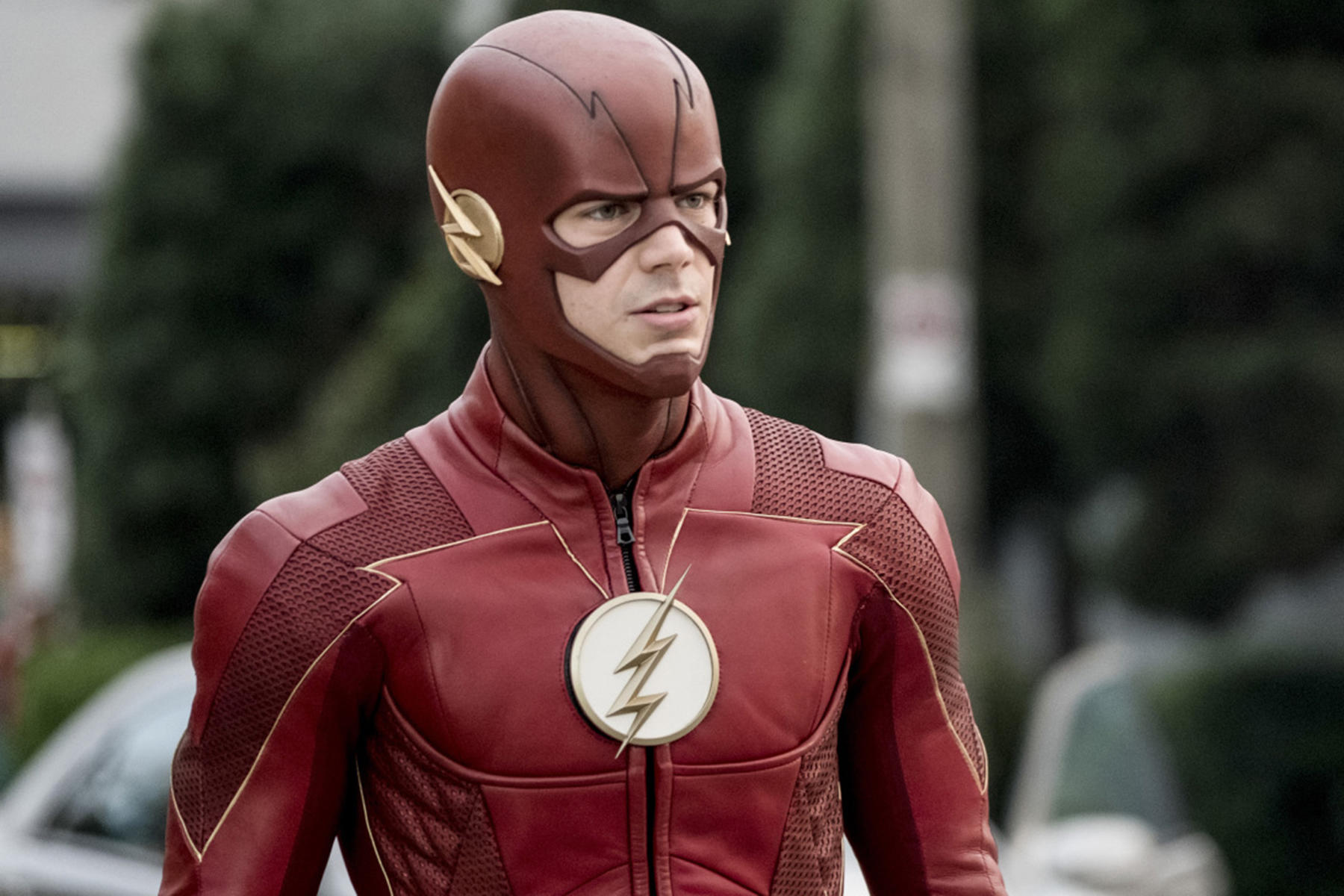 Ator Grant Gustin em The Flash (Foto: Reprodução)