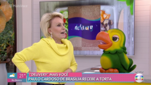 Ana Maria Braga passou por saia-justa após falha ao vivo no Mais Você (Foto: Reprodução/Globo)