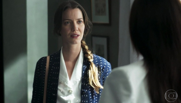 Fabiana (Nathalia Dill) mostrará sua verdadeira face para Vivi (Paolla Oliveira) em A Dona do Pedaço (Foto: Reprodução/Globo)