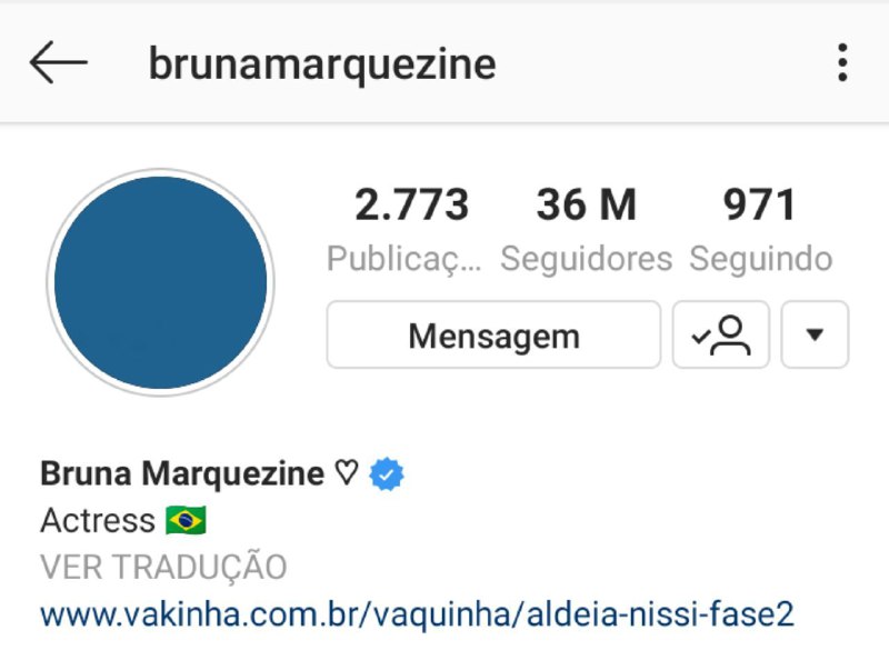 Bruna Marquezine causou por atitude espantosa no Instagram (Foto: Reprodução)