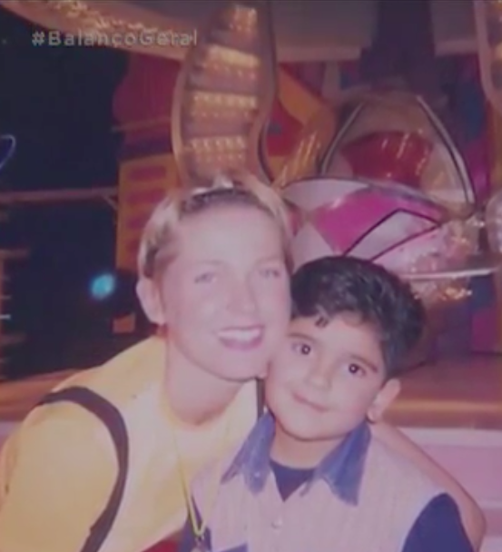 Kalil Taha com Xuxa Foto: Reprodução