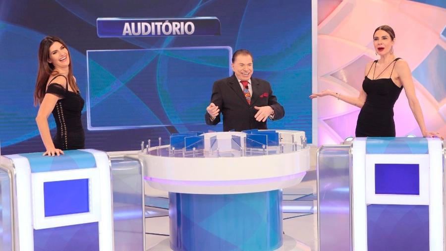 Isabella Fiorentino, Silvio Santos e Luciana Gimenez - Reprodução/SBT