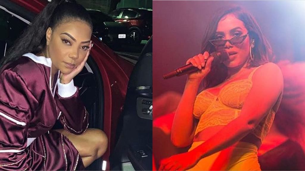 As cantoras Anitta e Ludmilla brigaram após parceria musical (Montagem: TV Foco)