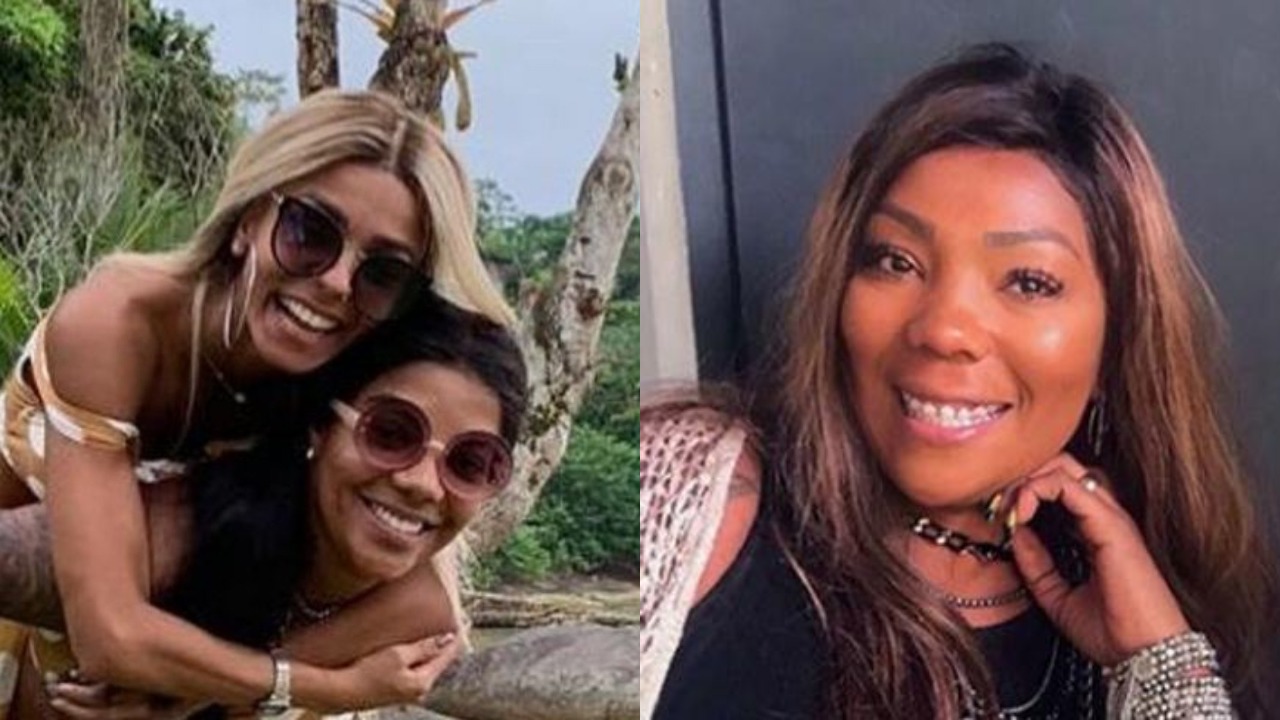 Ludmilla com a namorada Brunna Gonçalves e dona Silvana Oliveira (Foto: Reprodução/Instagram)