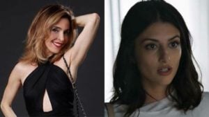 Lyris (Deborah Evelyn) da novela A Dona do Pedaço e Camila (Anaju Dorigon) de Órfãos da Terra (Montagem/ TV Foco)