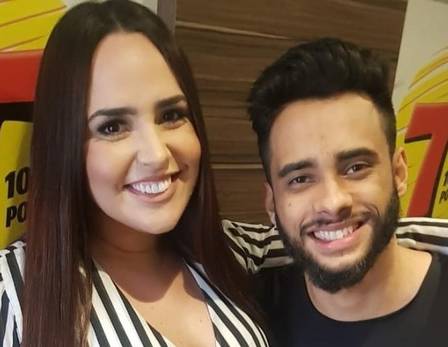 Perlla com o ex-marido, Cássio Castinhol - Foto: Divulgação