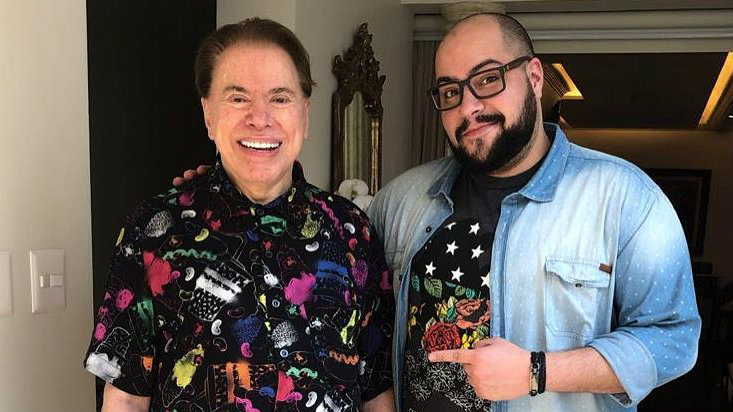 Silvio Santos e Tiago Abravanel - Reprodução/Instagram