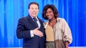 Silvio Santos e Glória Maria (Foto: Reprodução)