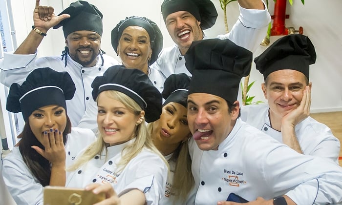 Os participantes da nova edição do Super Chef Celebridades (Foto: João Cotta/Globo)