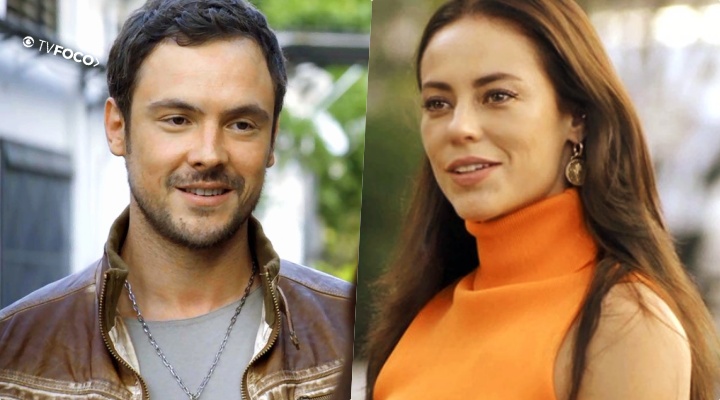 Chiclete (Sergio Guizé) e Vivi (Paolla Oliveira) foram novo casal em A Dona do Pedaço da Globo 