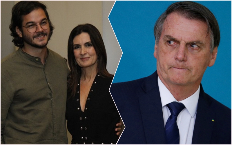 Namorado de Fátima Bernardes, Túlio Gadêlha volta a atacar presidente Jair Bolsonaro: "infrator" Foto: Reprodução