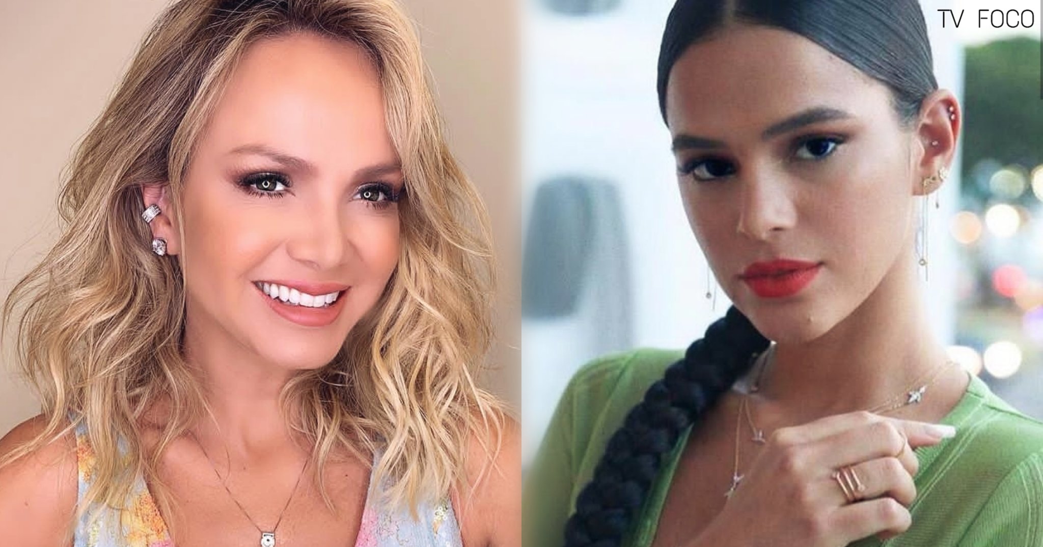 Eliana do SBT e Bruna Marquezine é da Globo, ambas tiveram rupturas em seus laços recentemente