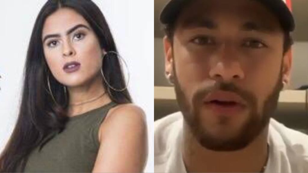 Ex-BBB Hana e o craque Neymar (Foto: Montagem/ TV Foco)