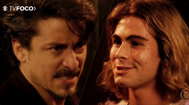 Jerônimo (Jesuíta Barbosa) ficará furioso com o irmão João (Rafael Vitti) se dando bem em Verão 90 da Globo