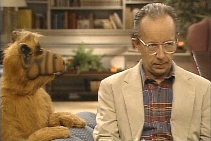 Max Wright, o "pai" de Alf: o Eteimoso (ALF), série que já foi exibida pela Globo (Foto: Reprodução)