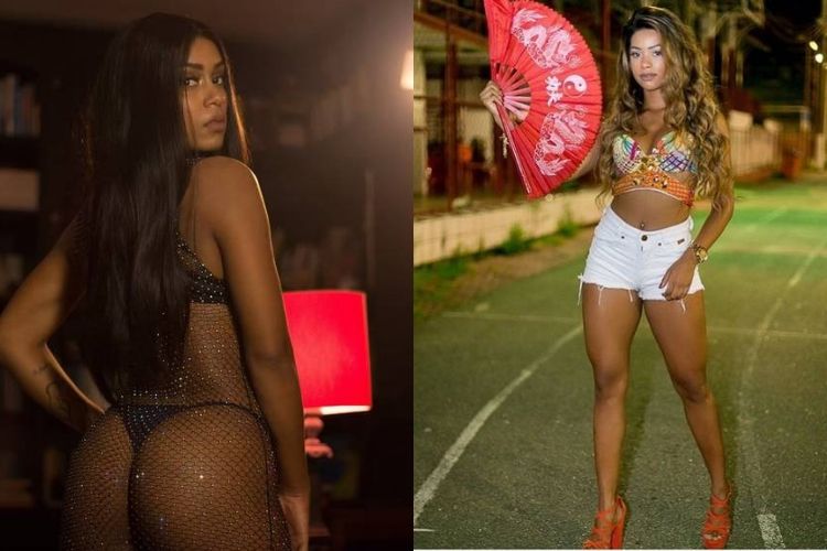 MC Rebecca e Isabelly teria namorado Ludmilla (à dir)/Reprodução Instagram