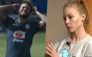 Imagem do post Najila Trindade enfrenta multidão bizarra ao chegar na delegacia para provar que sofreu estupro de Neymar