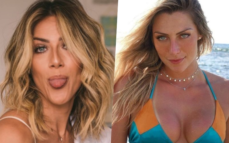 A esposa de Bruno Gagliasso, Giovanna Ewbank foi comparada a nova namorada de Andre Marques Foto: Reprodução