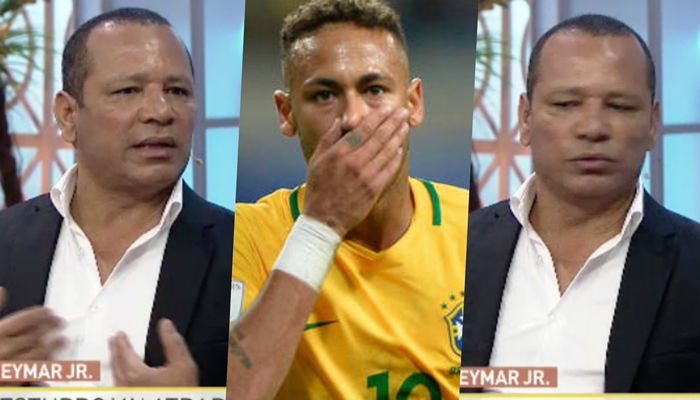 Pai de Neymar falou sobre acusação de estupro contra o filho em entrevista ao Aqui na Band (Foto: Reprodução/Band/Montagem TV Foco)