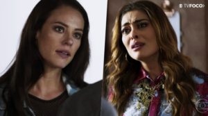 Vivi (Paolla Oliveira) e Maria da Paz (Juliana Paes) rivais em A Dona do Pedaço da Globo (Foto: Montagem/TV Foco)