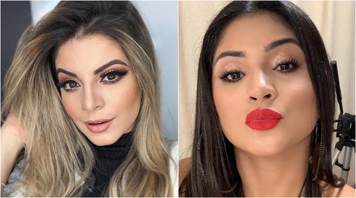 Gessica Kayane e Mileide Mihaile podem integrar elenco de A Fazenda na Record. (Foto: Montagem/Reprodução)